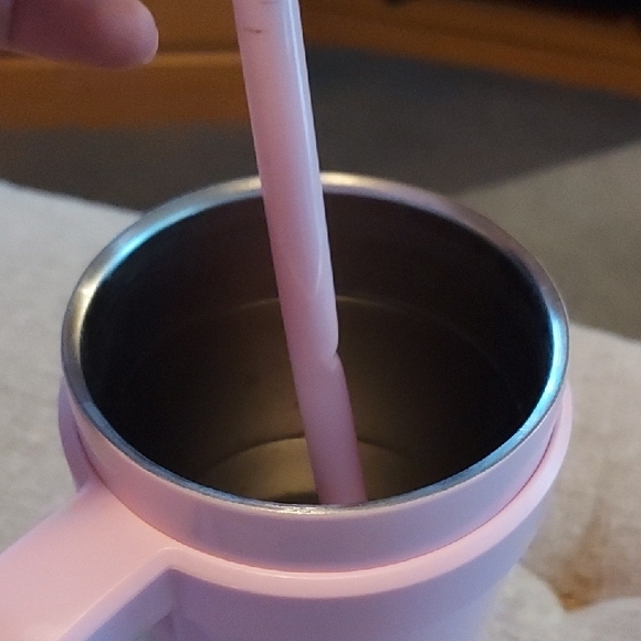 Reduce Pink Tumbler with Flower Straw - Picture 4 of 4